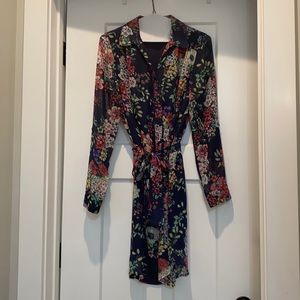 Boston Proper dress with tie